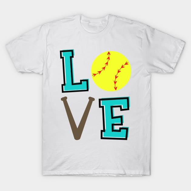 Softball T-Shirt by pitulas